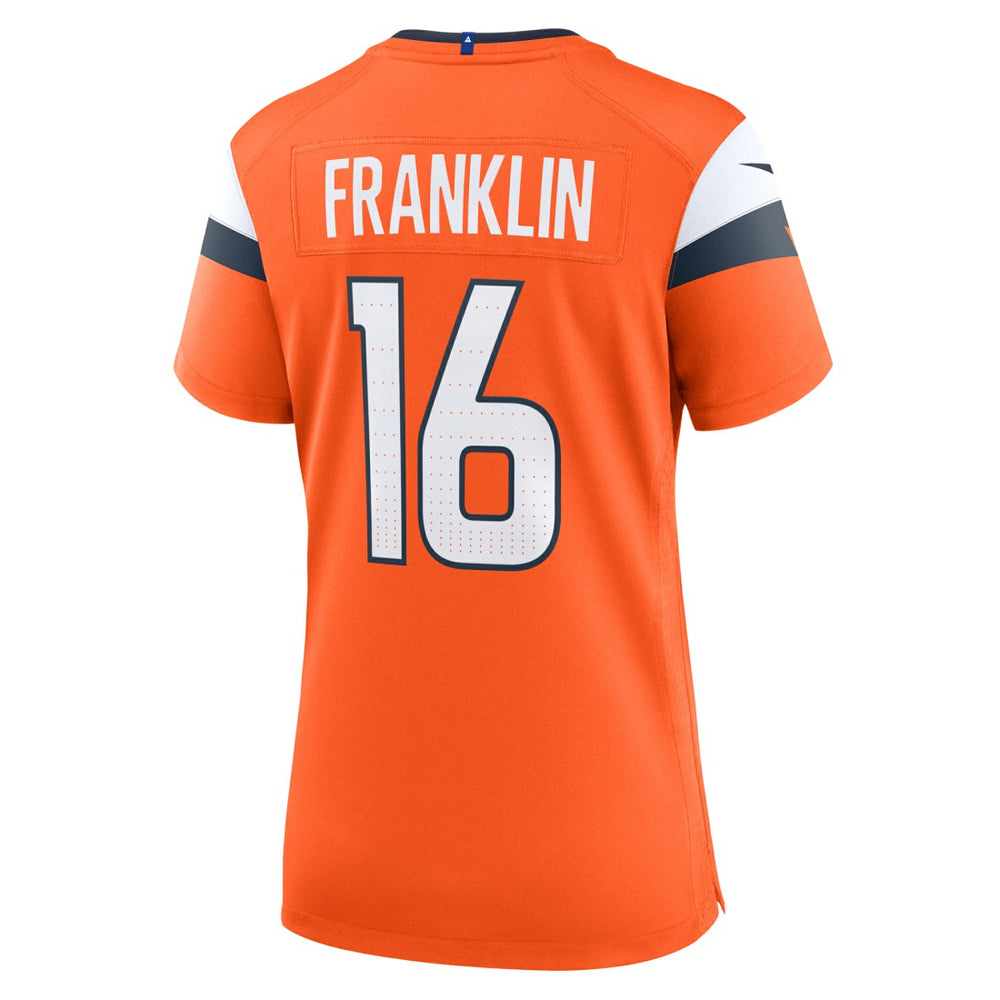 Troy Franklin Denver Broncos Women's Team Game Jersey - Orange | Nike sale