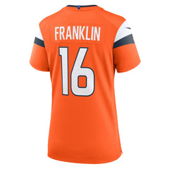 Troy Franklin Denver Broncos Women's Team Game Jersey - Orange | Nike sale