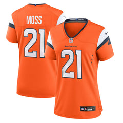 Riley Moss Denver Broncos Women's Team Game Jersey - Orange | Nike cheap