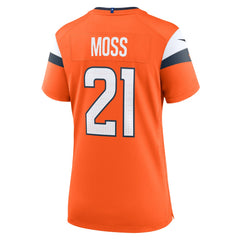 Riley Moss Denver Broncos Women's Team Game Jersey - Orange | Nike cheap