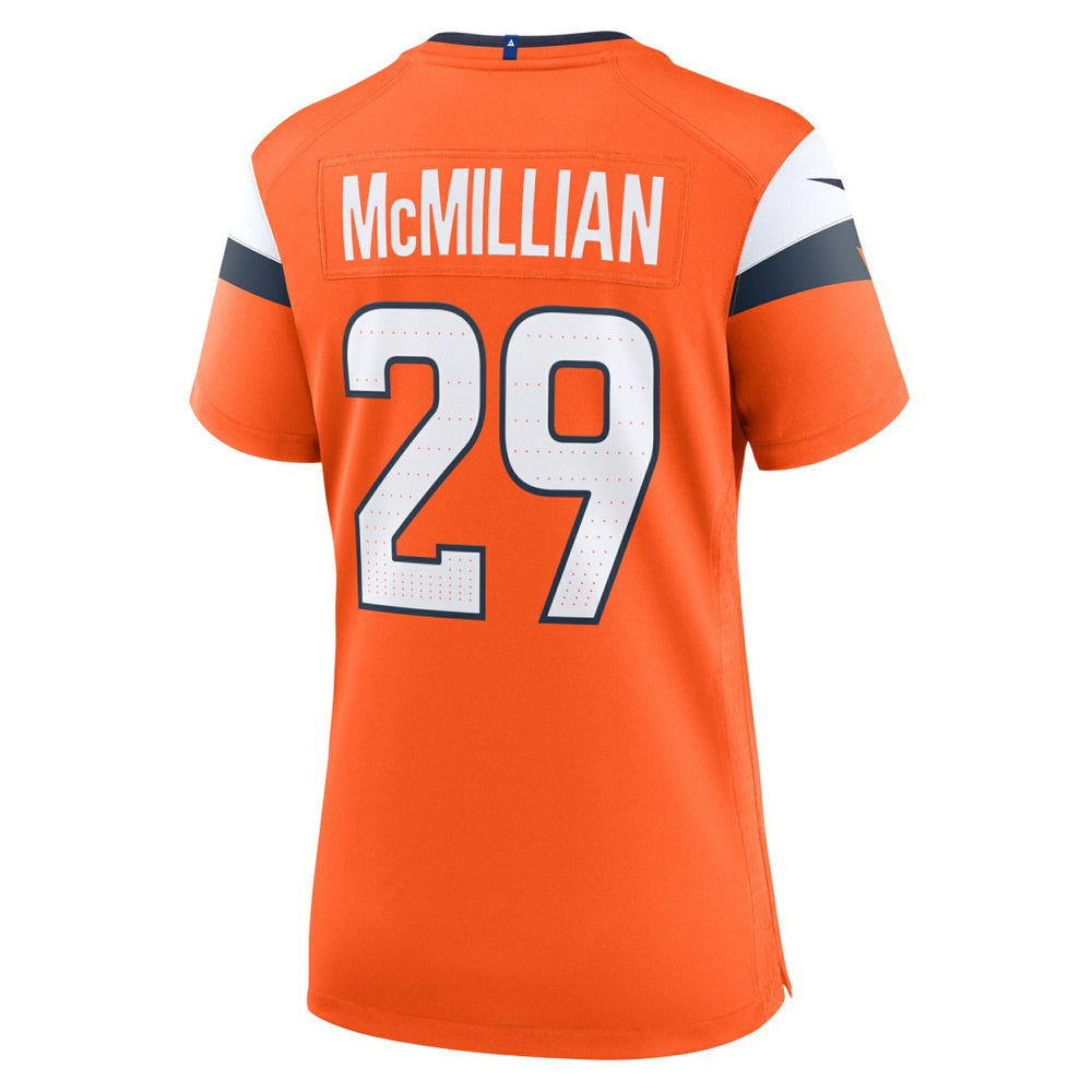 Ja'Quan McMillian Denver Broncos Women's Team Game Jersey - Orange | Nike cheap