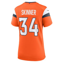 JL Skinner Denver Broncos Women's Team Game Jersey - Orange | Nike on sale