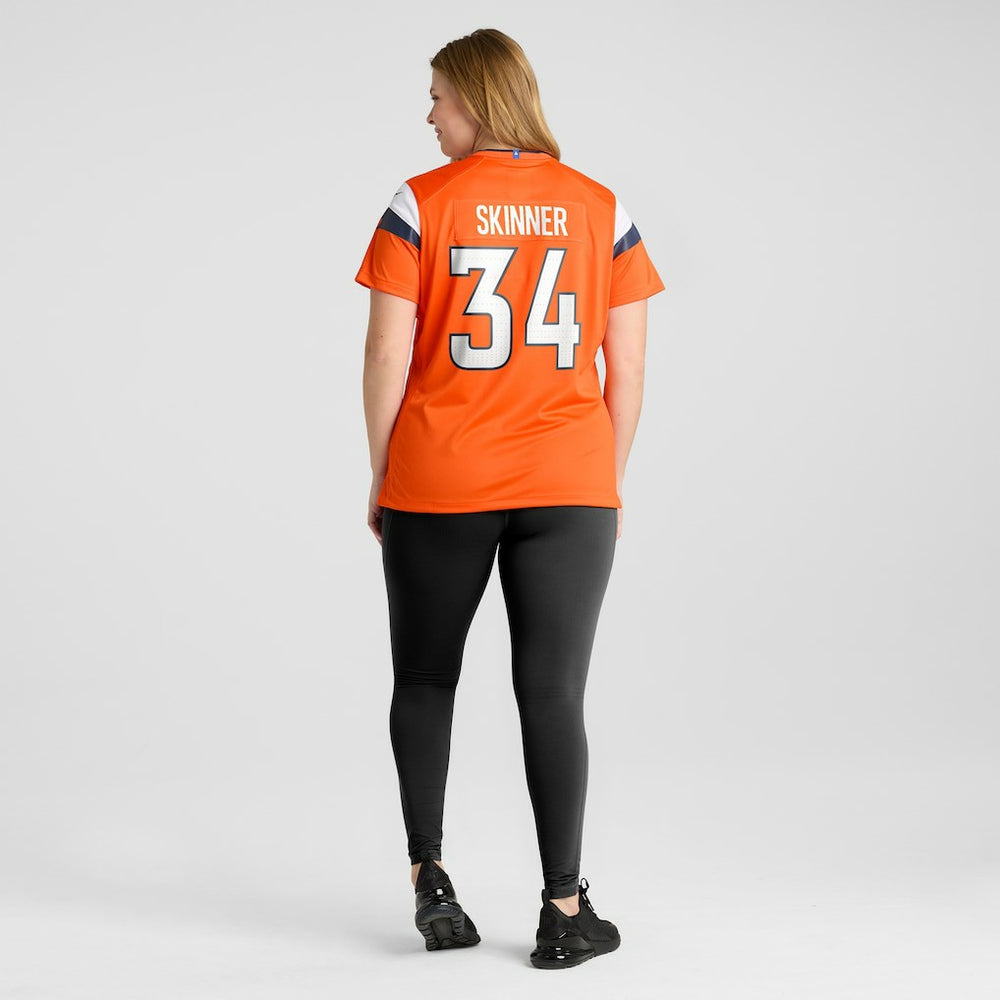 JL Skinner Denver Broncos Women's Team Game Jersey - Orange | Nike on sale