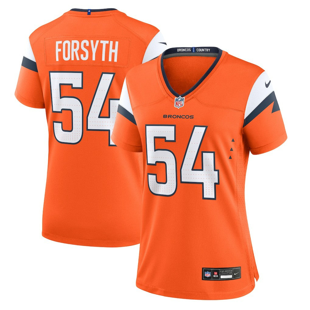 Alex Forsyth Denver Broncos Women's Team Game Jersey - Orange | Nike cheap