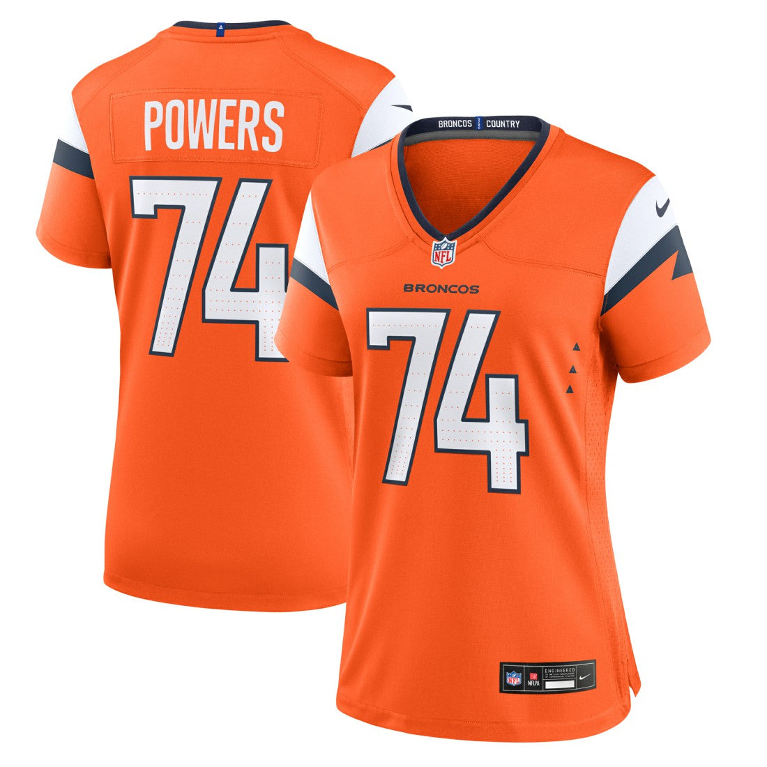Ben Powers Denver Broncos Women's Team Game Jersey - Orange | Nike sale