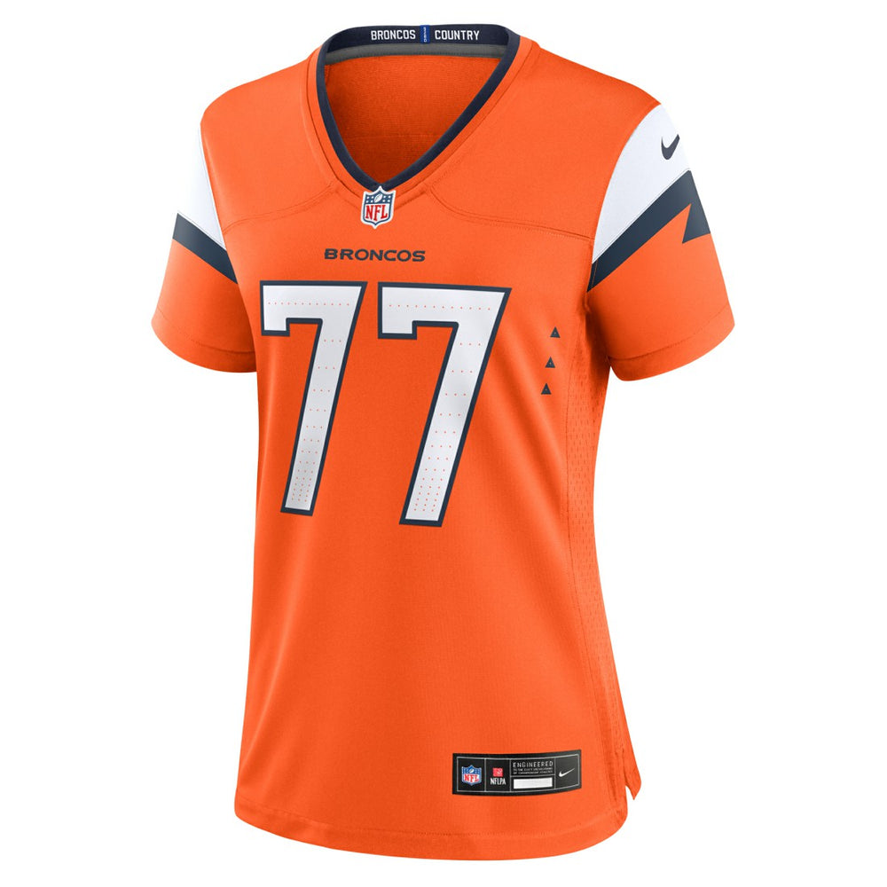 Quinn Meinerz Denver Broncos Women's Team Game Jersey - Orange | Nike sale