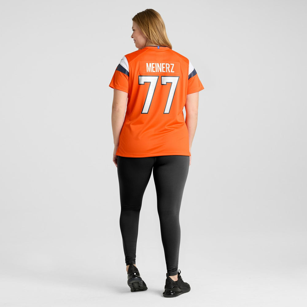 Quinn Meinerz Denver Broncos Women's Team Game Jersey - Orange | Nike sale