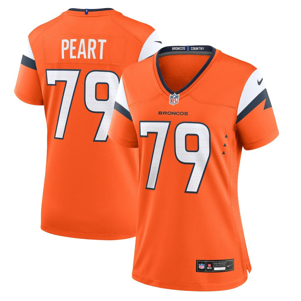 Matt Peart Denver Broncos Women's Team Game Jersey - Orange | Nike sale