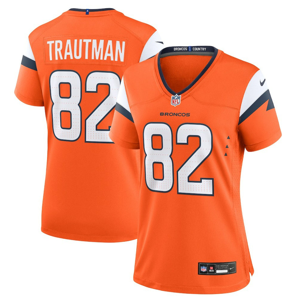 Adam Trautman Denver Broncos Women's Team Game Jersey - Orange | Nike on sale