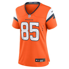 Lucas Krull Denver Broncos Women's Team Game Jersey - Orange | Nike for sale