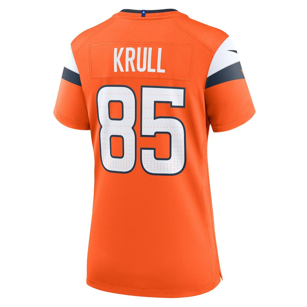 Lucas Krull Denver Broncos Women's Team Game Jersey - Orange | Nike for sale