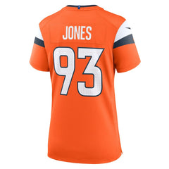 D.J. Jones Denver Broncos Women's Team Game Jersey - Orange | Nike on sale