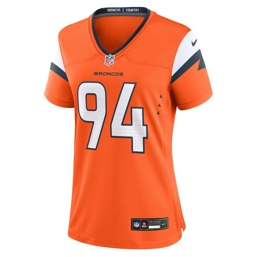 Jordan Jackson Denver Broncos Women's Team Game Jersey - Orange | Nike outlet