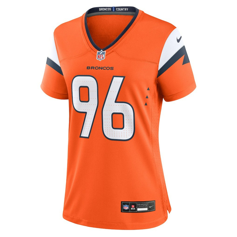 Eyioma Uwazurike Denver Broncos Women's Team Game Jersey - Orange | Nike for sale