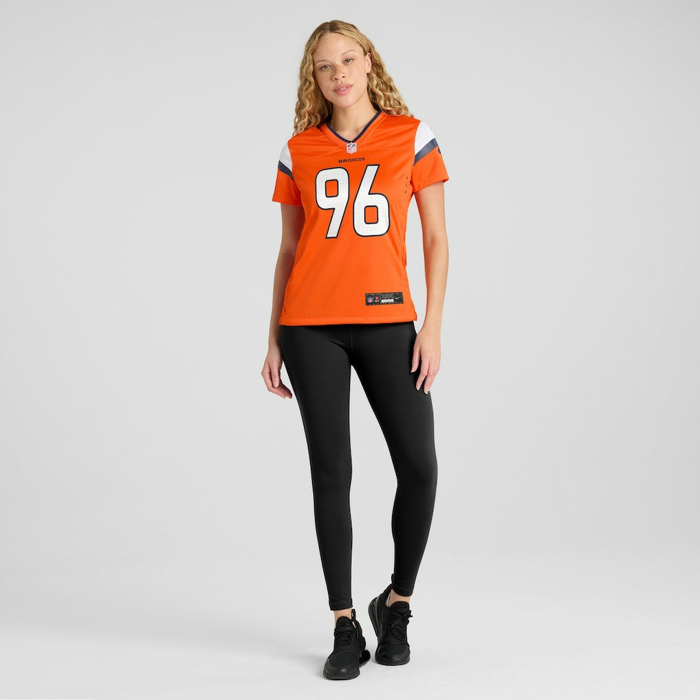 Eyioma Uwazurike Denver Broncos Women's Team Game Jersey - Orange | Nike for sale
