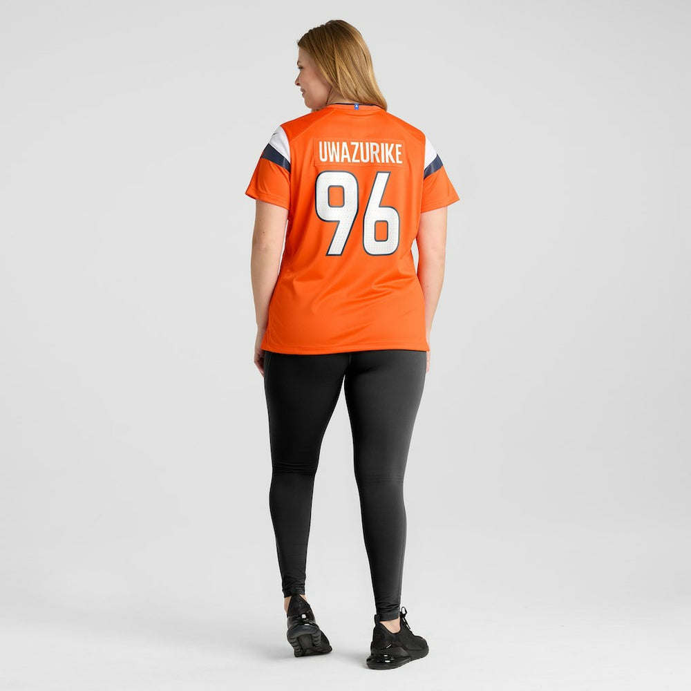 Eyioma Uwazurike Denver Broncos Women's Team Game Jersey - Orange | Nike for sale