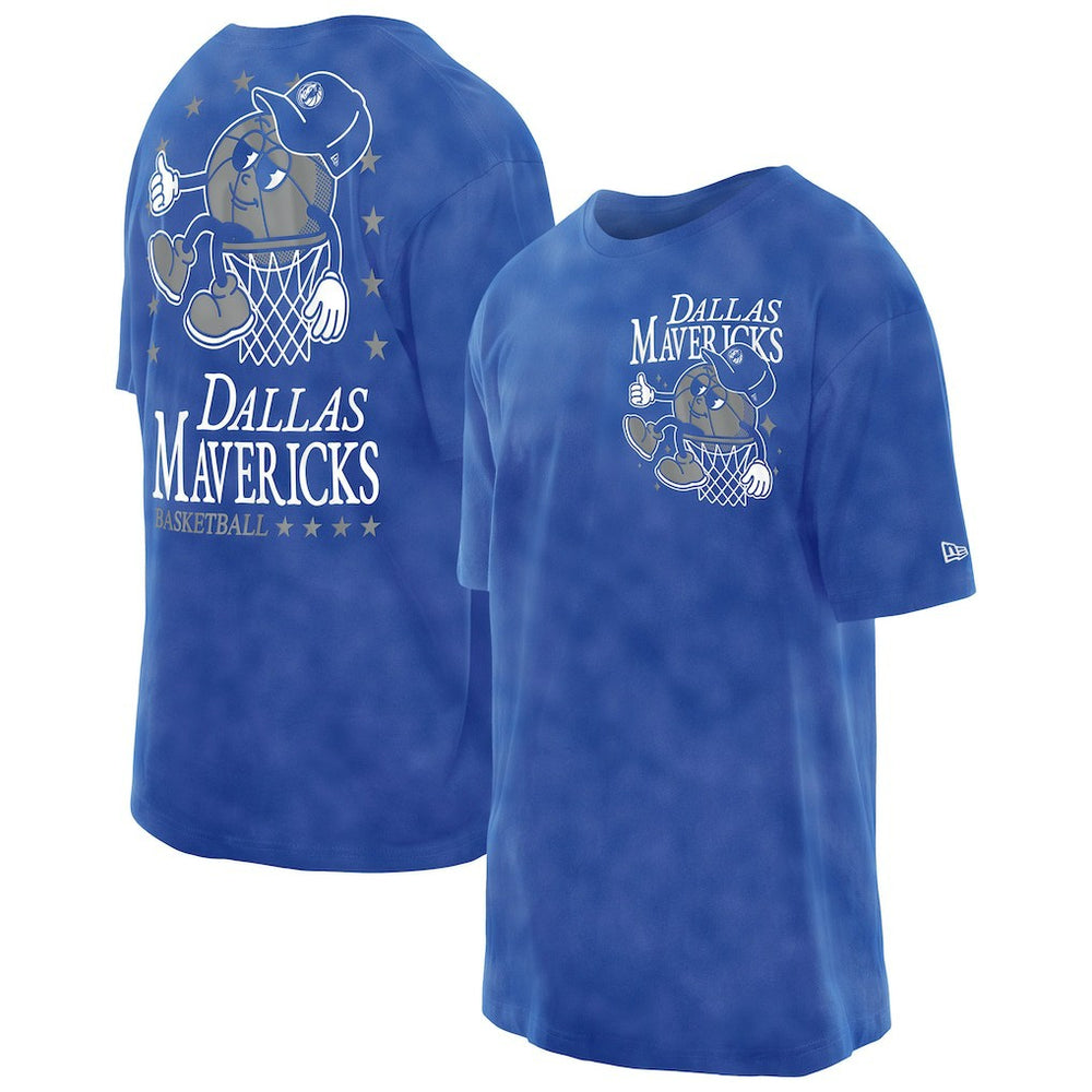Dallas Mavericks Old School Sport Enzyme Wash Oversized T-Shirt sale - Blue | New Era for sale