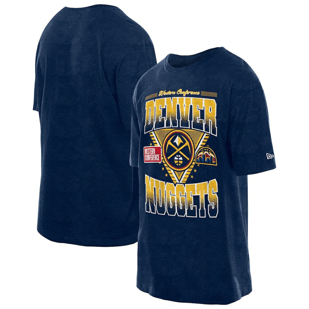 Denver Nuggets Old School Sport Vintage Wash T-Shirt sale - Navy | New Era online