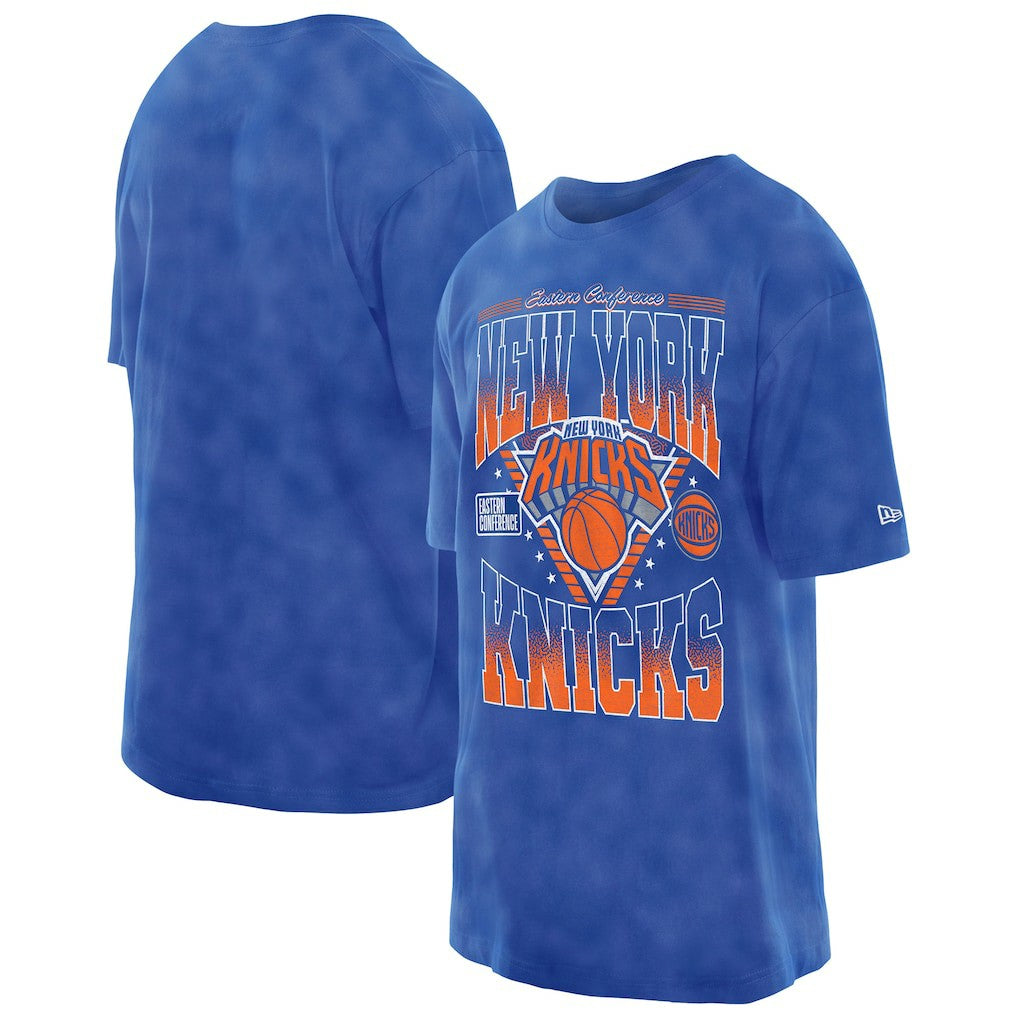 New York Knicks Old School Sport Vintage Wash T-Shirt - Blue | New Era sale