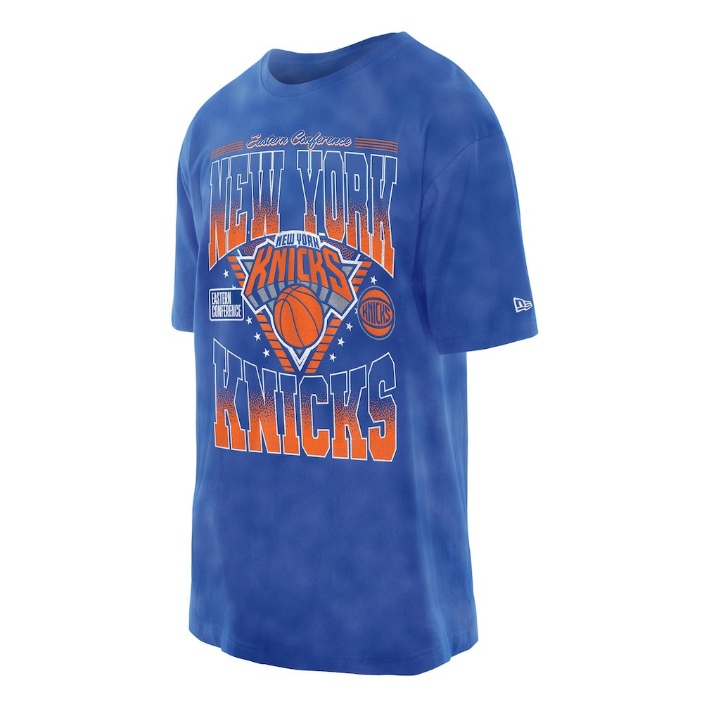 New York Knicks Old School Sport Vintage Wash T-Shirt - Blue | New Era sale
