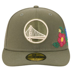 Golden State Warriors Tonal Florals 59FIFTY Fitted Hat sale - Olive | New Era sale