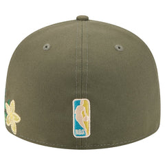 Boston Celtics Tonal Florals 59FIFTY Fitted Hat - Olive | New Era cheap