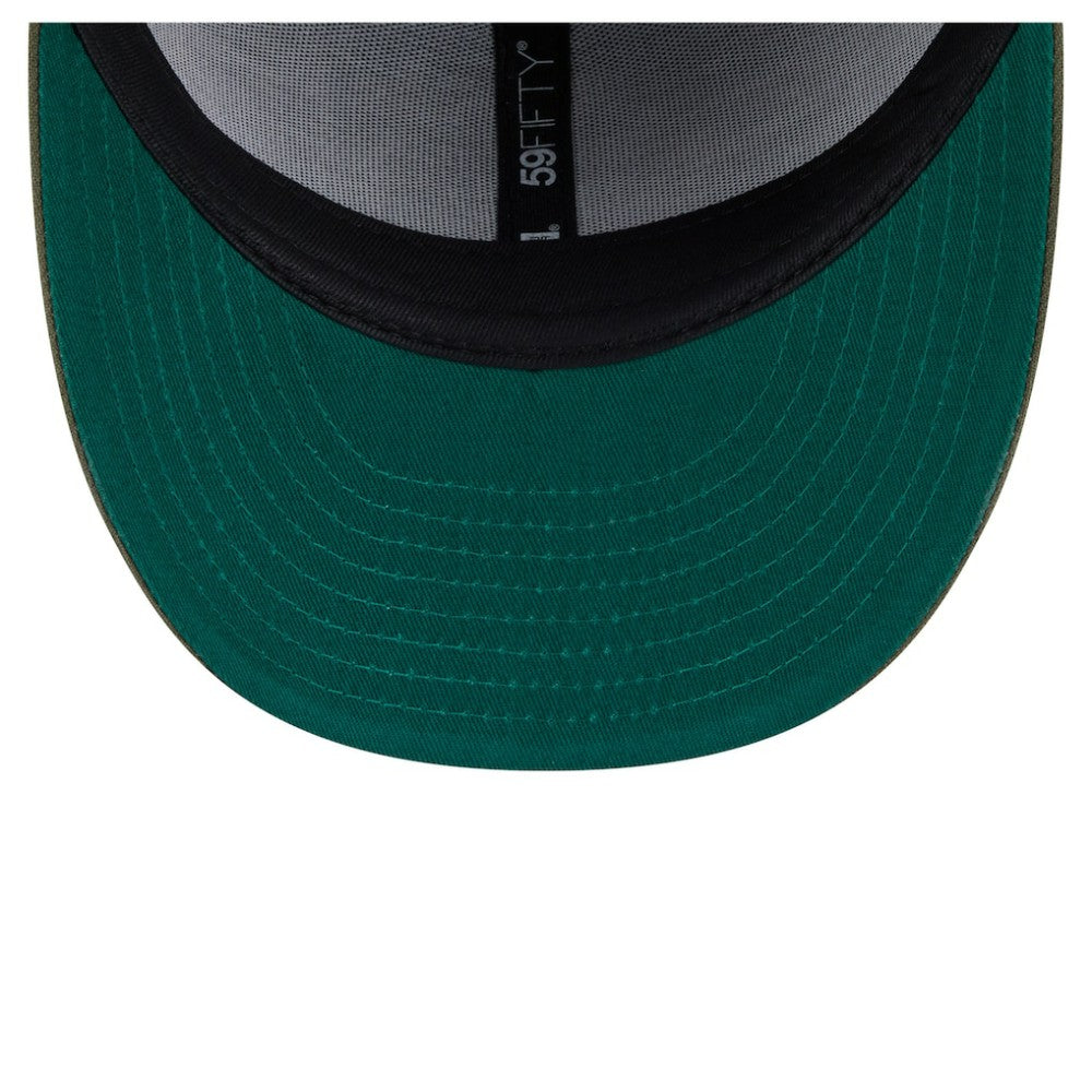 Chicago Blackhawks New Era Tonal Florals 59FIFTY Fitted Hat Olive