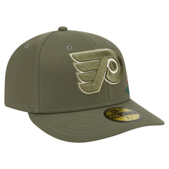 Philadelphia Flyers New Era Tonal Florals 59FIFTY Fitted Hat Olive
