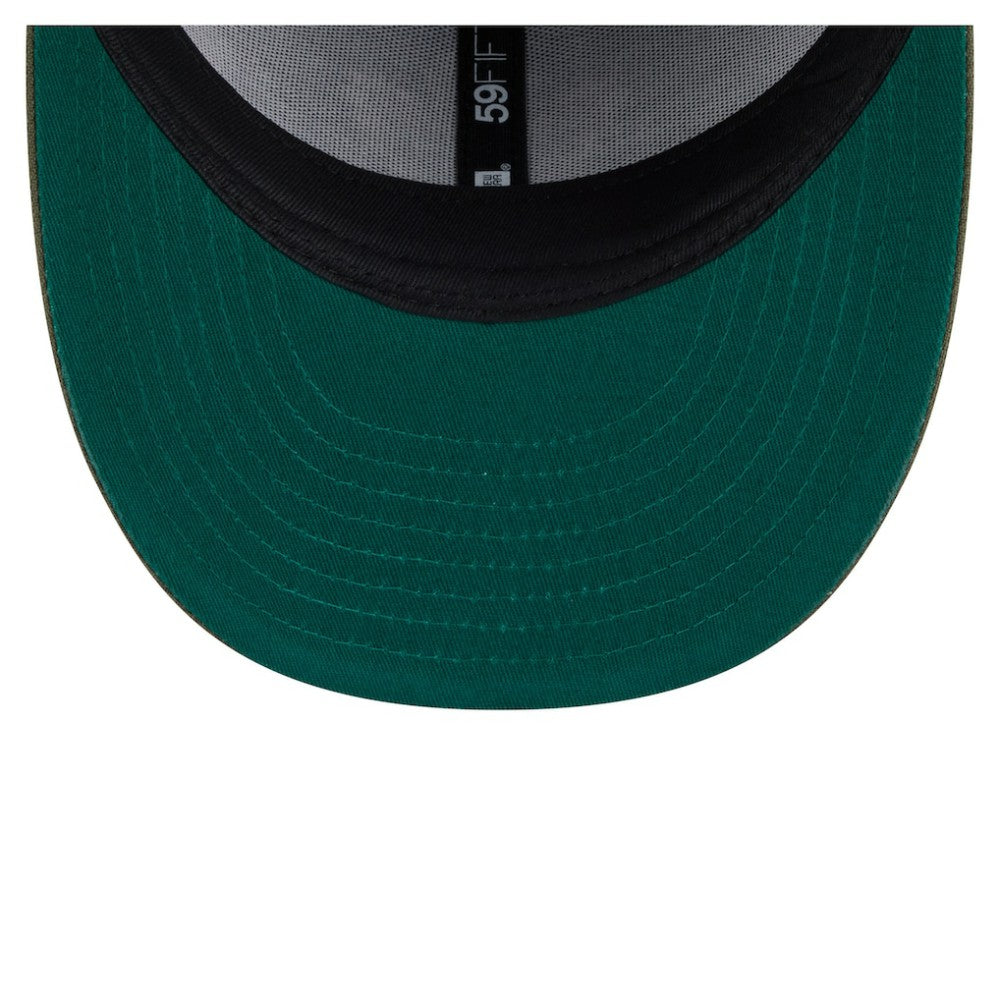 Toronto Maple Leafs New Era Tonal Florals 59FIFTY Fitted Hat Olive