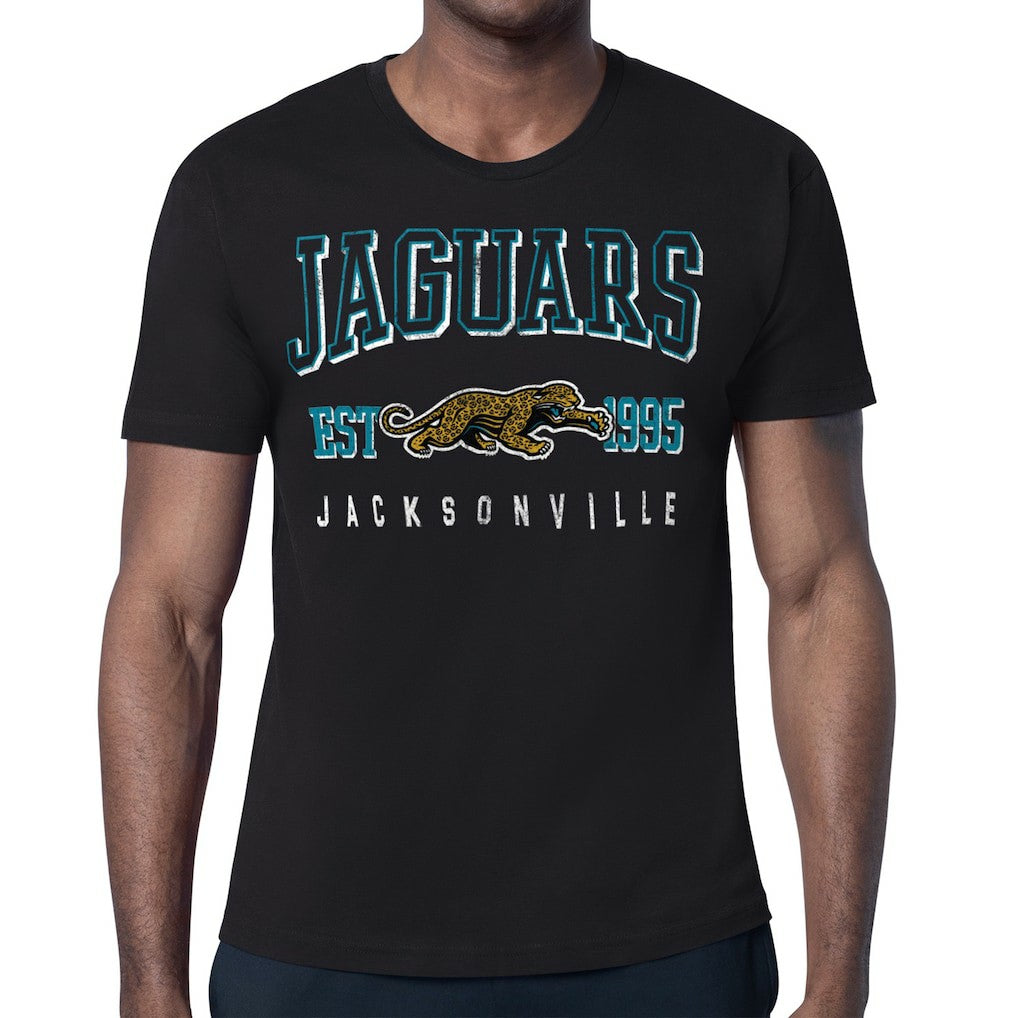Jacksonville Jaguars Starter Retro Team Logo T-Shirt - Black for sale