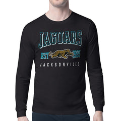 Jacksonville Jaguars Starter Retro Team Logo Long Sleeve T-Shirt - Black online