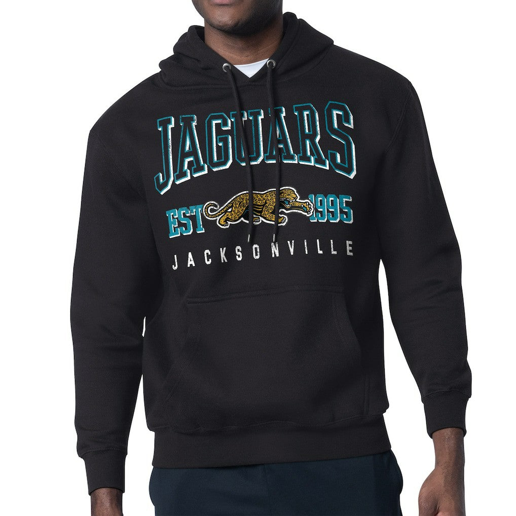 Jacksonville Jaguars Starter Retro Team Logo Pullover Hoodie - Black sale