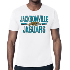 Jacksonville Jaguars Starter Mesh Look Retro Team Logo T-Shirt - White online