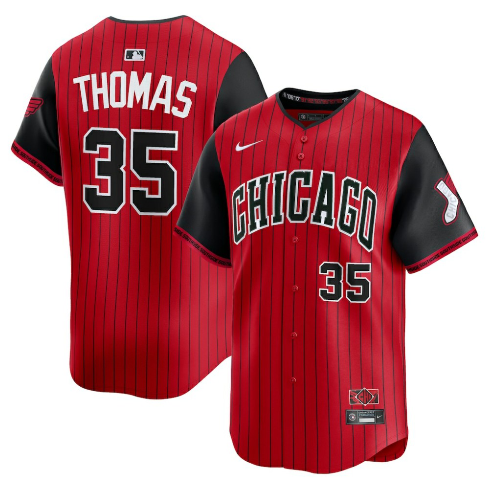 Frank Thomas Chicago White Sox 2025 City Connect Limited Retired Player Jersey - Red/Black | Nike