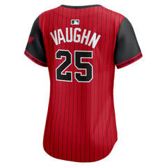Andrew Vaughn Chicago White Sox Women's 2025 City Connect Limited Player Jersey - Red/Black | Nike