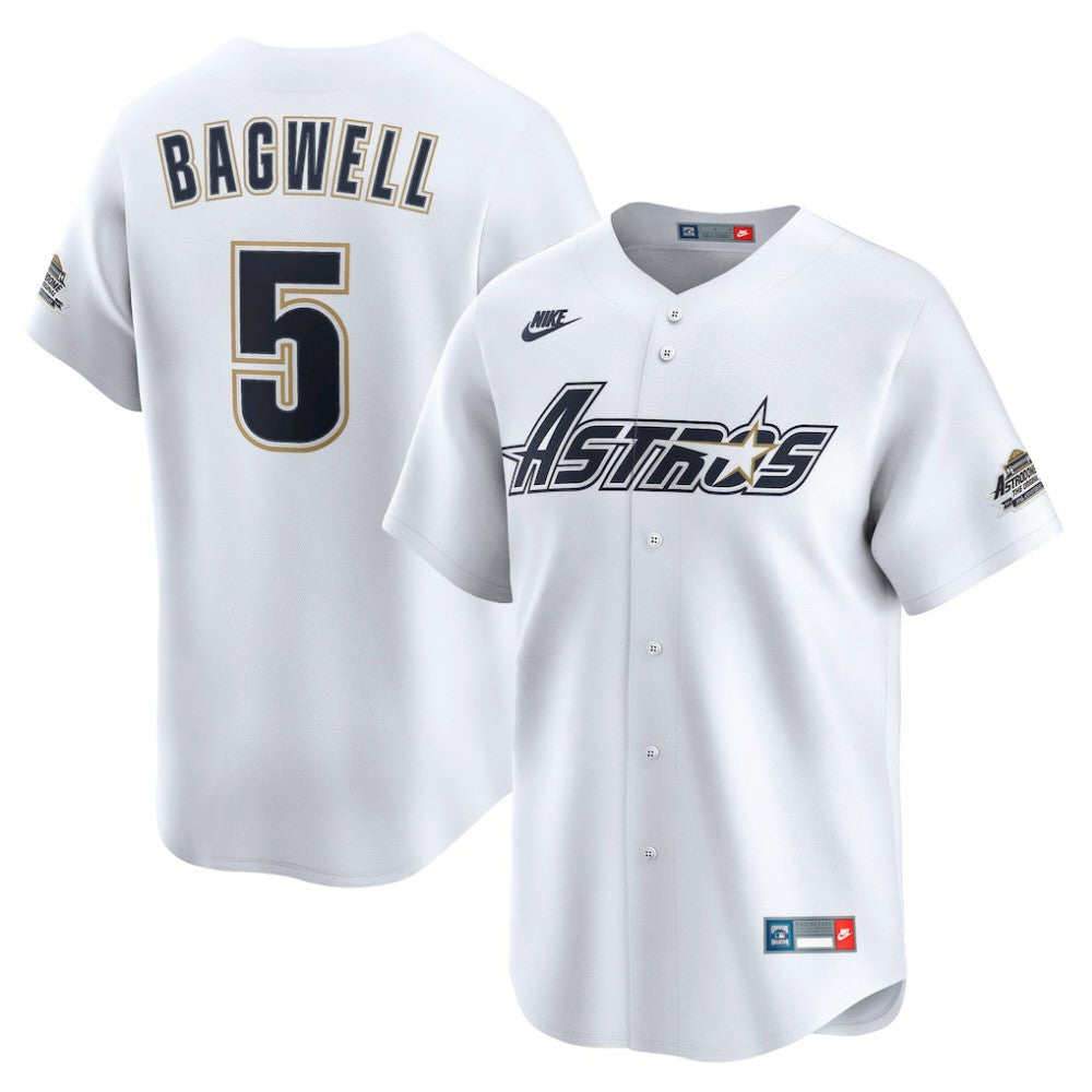 Jeff Bagwell Houston Astros Throwback Cooperstown Collection Limited Jersey - White | Nike