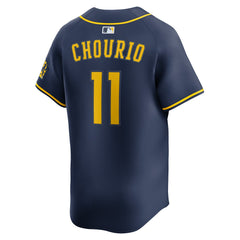 Jackson Chourio Milwaukee Brewers Alternate 2 Limited Jersey - Navy | Nike