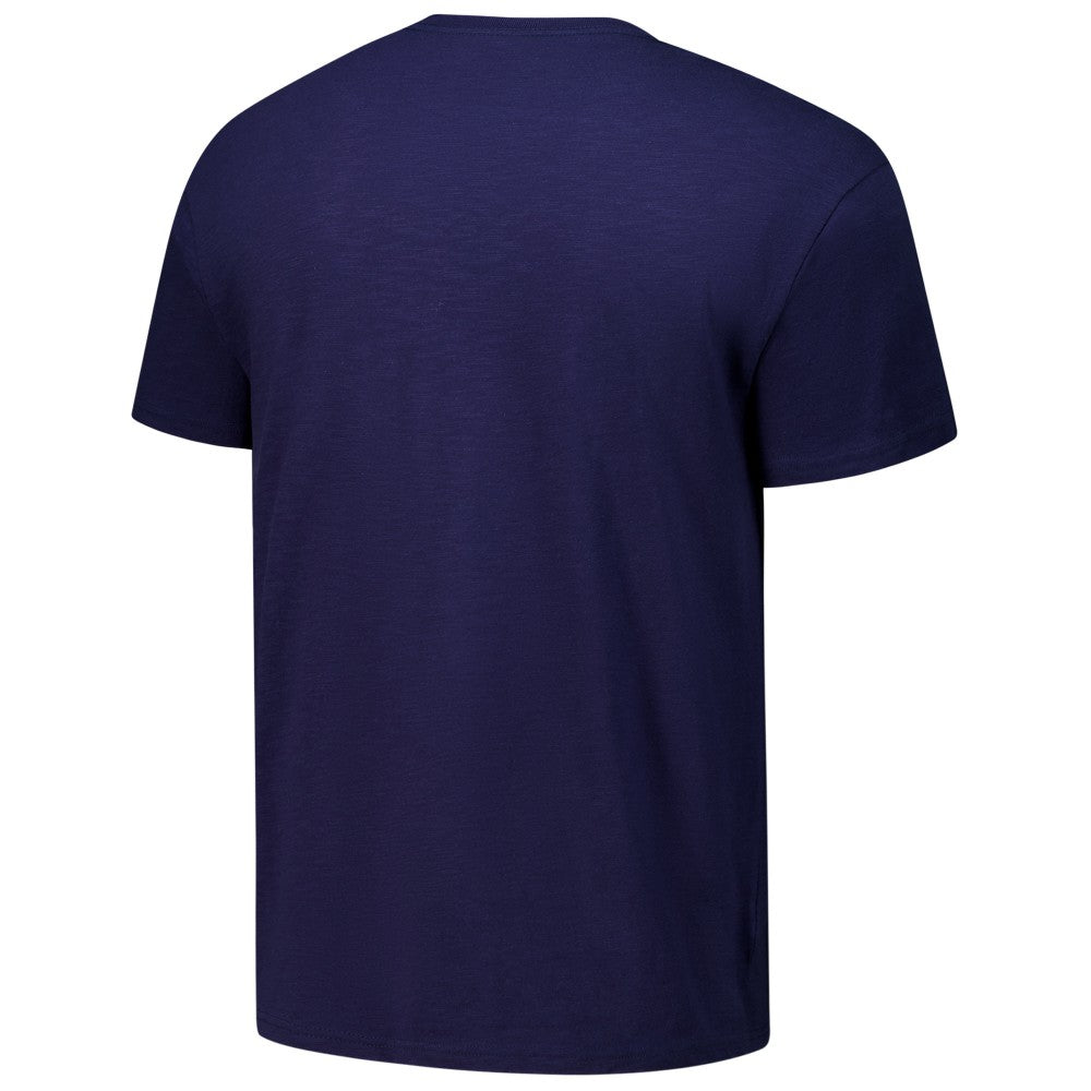 Milwaukee Brewers Arched Logo Slub T-Shirt - Navy | Mitchell & Ness