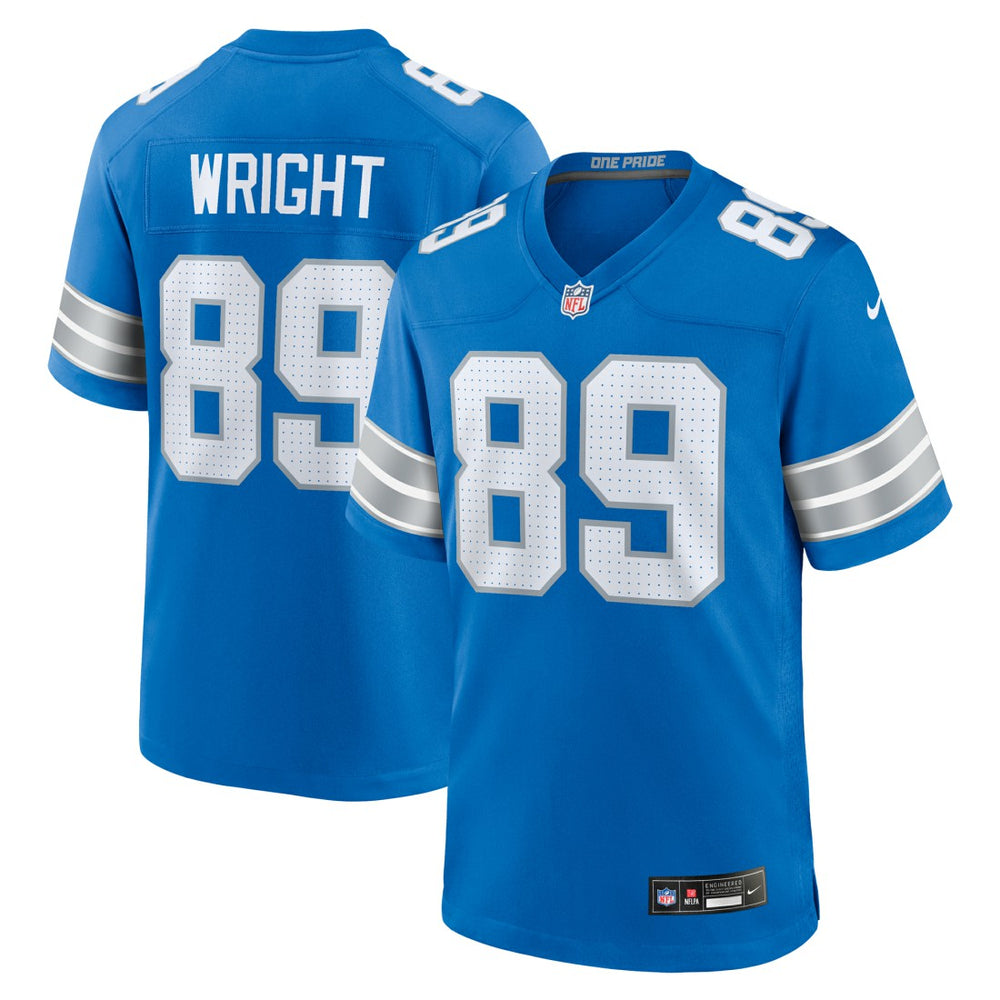 Brock Wright Detroit Lions Team Game Jersey - Blue | Nike discount