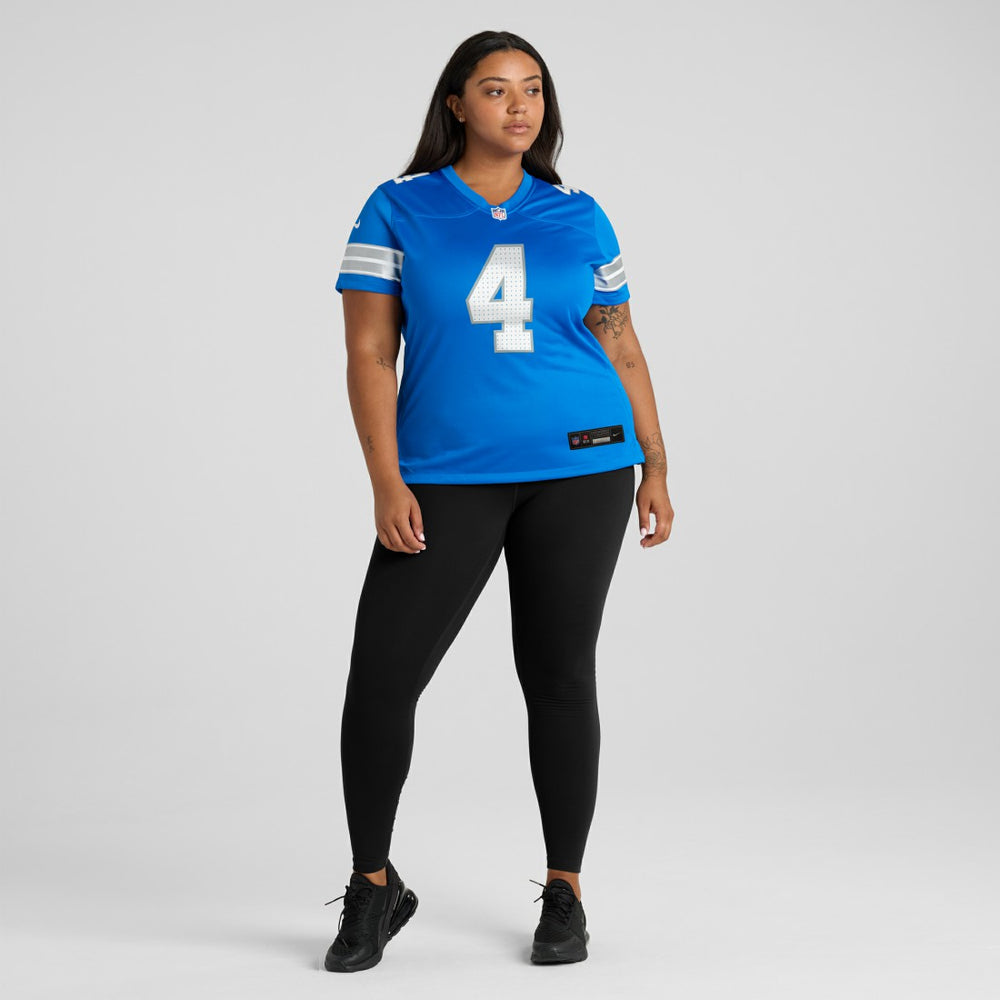 Emmanuel Moseley Detroit Lions Women's Team Game Jersey - Blue | Nike cheap
