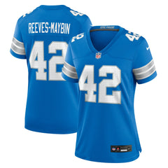 Jalen Reeves-Maybin Detroit Lions Women's Team Game Jersey - Blue | Nike discount