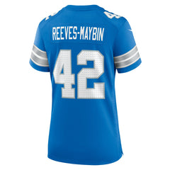 Jalen Reeves-Maybin Detroit Lions Women's Team Game Jersey - Blue | Nike discount