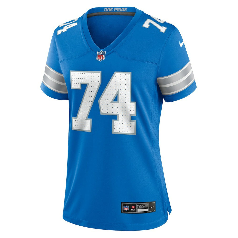Kayode Awosika Detroit Lions Women's Team Game Jersey - Blue | Nike on sale