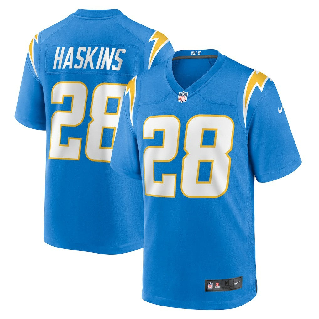 Hassan Haskins Los Angeles Chargers Team Game Jersey - Powder Blue | Nike cheap