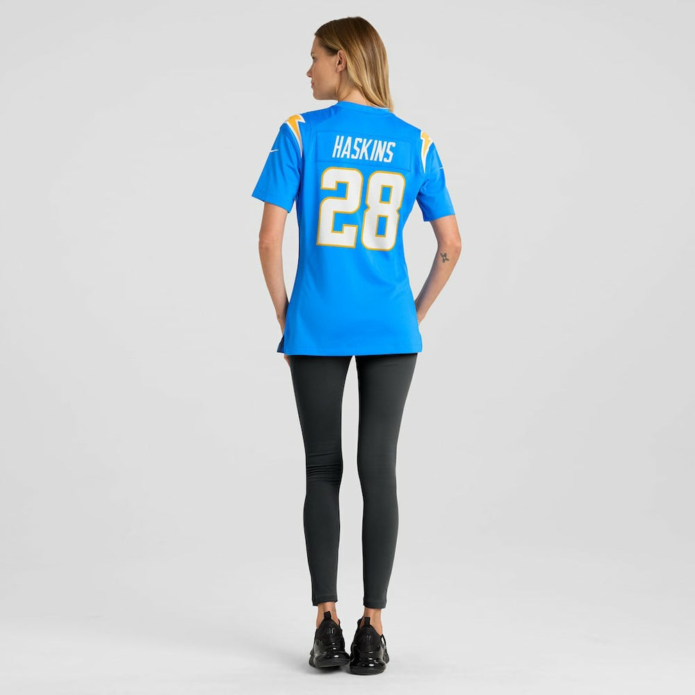 Hassan Haskins Los Angeles Chargers Women's Game Jersey - Powder Blue | Nike outlet
