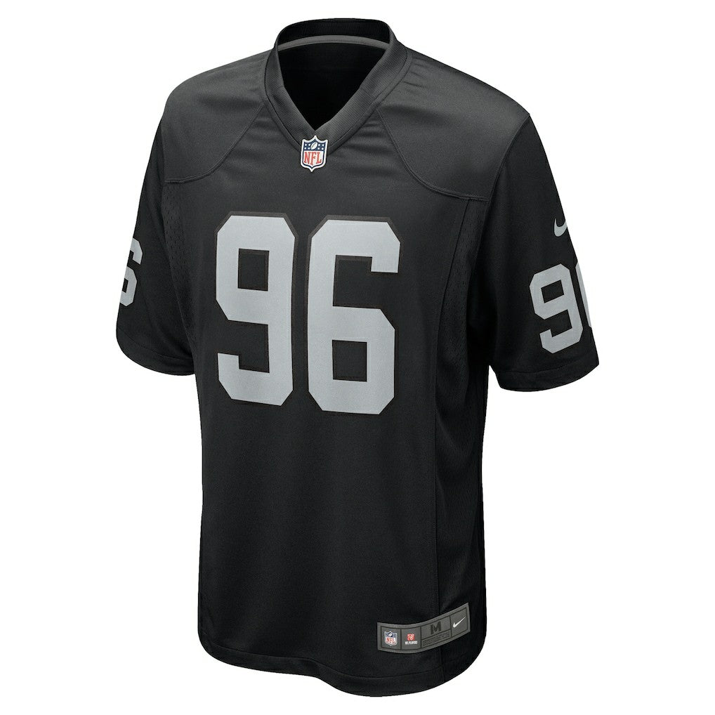 Jonah Laulu Las Vegas Raiders Team Game Jersey - Black | Nike online