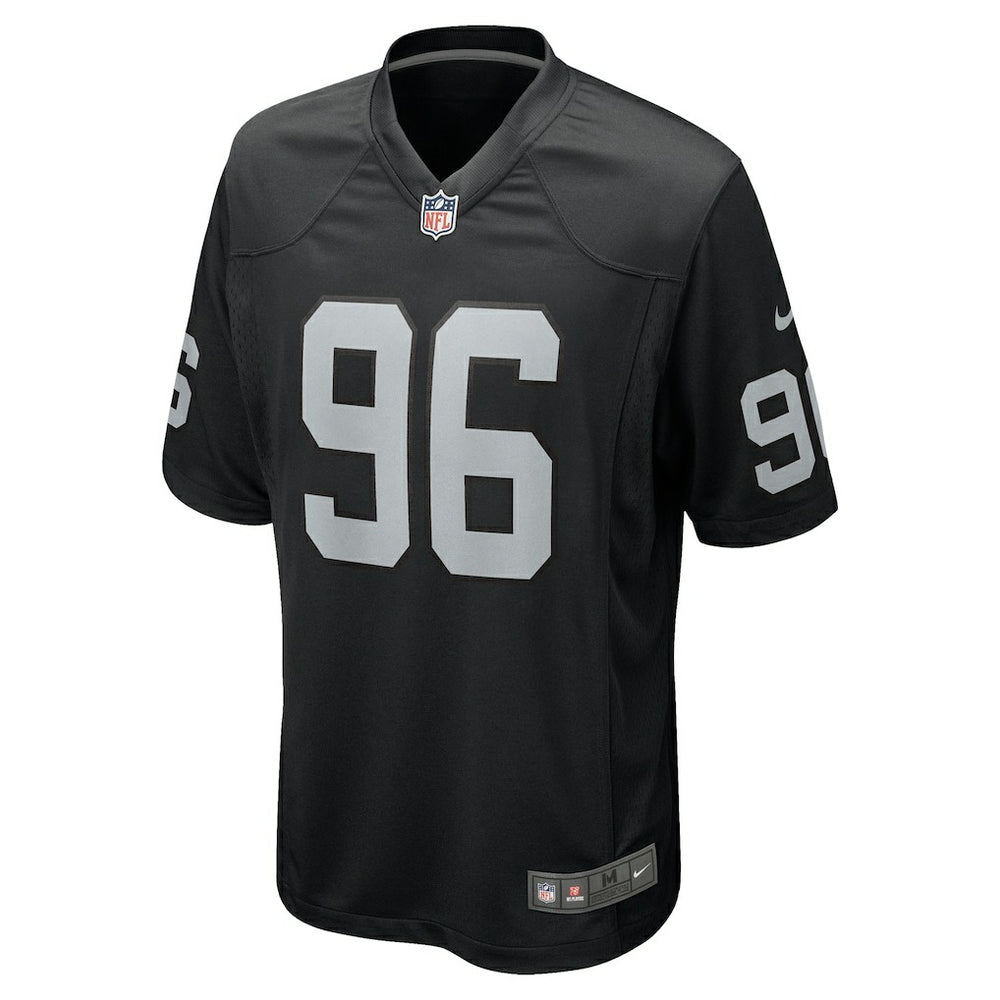 Jonah Laulu Las Vegas Raiders Team Game Jersey - Black | Nike online