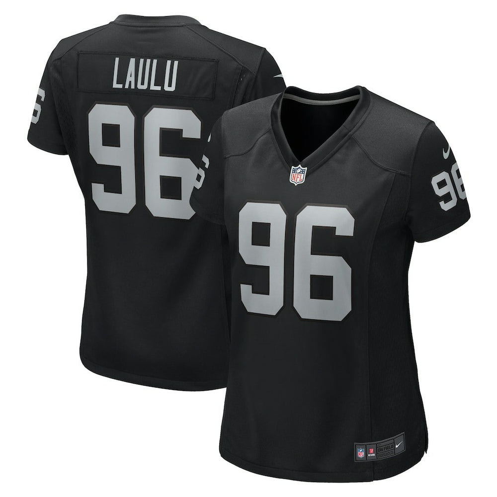 Jonah Laulu Las Vegas Raiders Women's Game Jersey - Black | Nike discount