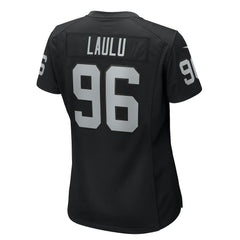 Jonah Laulu Las Vegas Raiders Women's Game Jersey - Black | Nike discount