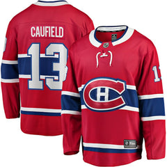 Cole Caufield Montreal Canadiens Fanatics Home Premier Breakaway Player Jersey Red